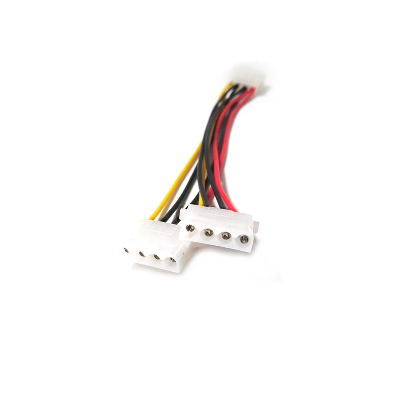 New 4Pin Power Supply Extension Cable Male 1 to 2 Female Power Cable 4P IDE Power Port Splitter for Computer Wholesale
New 4Pin Power Supply Extension Cable Male 1 to 2 Female Power Cable 4P IDE Power Port Splitter for Computer Wholesale