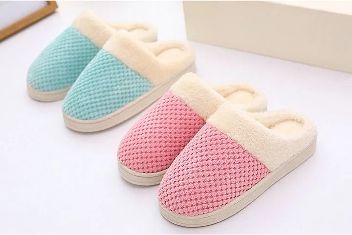Women's Comfort Coral Fleece Memory Foam Slippers Plush Lining Slip-on Clog House Shoes for Indoor & Outdoor Use (3)