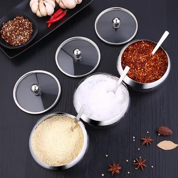 1piece home cap, seasoning jar, 304 stainless condiment box steel oil tank, seasoning pot kitchen
1piece home cap, seasoning jar, 304 stainless condiment box steel oil tank, seasoning pot kitchen