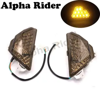 Smoke Front Turn Signal Blinker Marker Left/Right LED Indicators Turnlights for Kawasaki Ninja ZX 300 ABS 2013 2014 EX300 13 14 
Smoke Front Turn Signal Blinker Marker Left/Right LED Indicators Turnlights for Kawasaki Ninja ZX 300 ABS 2013 2014 EX300 13 14