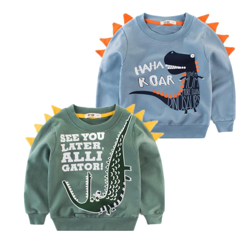 Spring 2020 Kids Children Sweater Baby Long Sleeved Cute Cartoon Boy Tops Fashion Boys Sweatshirt 3d Dinosaurs Streetwear
Spring 2020 Kids Children Sweater Baby Long Sleeved Cute Cartoon Boy Tops Fashion Boys Sweatshirt 3d Dinosaurs Streetwear