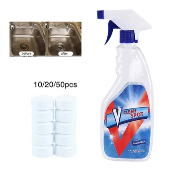 50/20/10 PCS Multifunctional Effervescent Spray Cleaner Set With Spray Bottle Fine Concentrated Solid Effervescent Cleaning Kit
50/20/10 PCS Multifunctional Effervescent Spray Cleaner Set With Spray Bottle Fine Concentrated Solid Effervescent Cleaning Kit