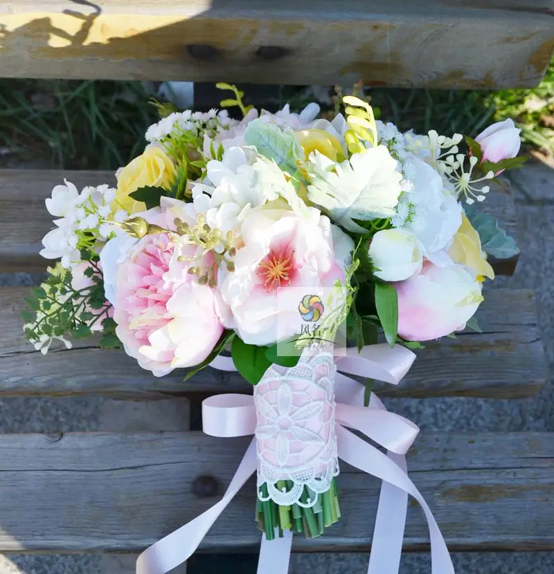 Simulation Wedding Bridal Bridesmaid Bouquet Handmade Bride Flower Artificial Flowers Holding Bouquets Home Decoration New Style
Simulation Wedding Bridal Bridesmaid Bouquet Handmade Bride Flower Artificial Flowers Holding Bouquets Home Decoration New Style