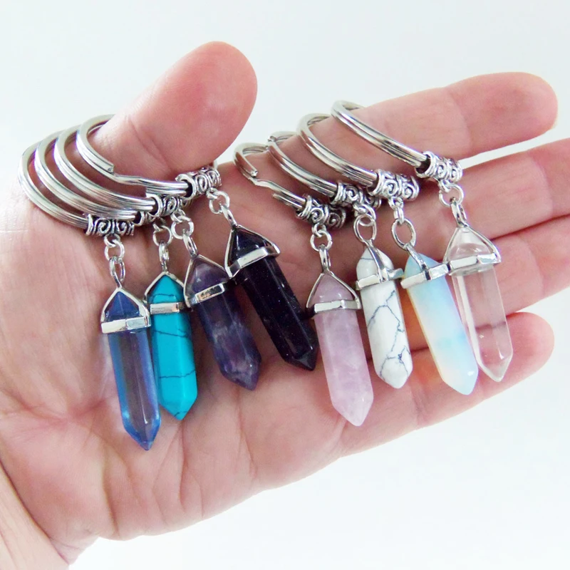 KBJW 2018 New Arrival Zinc Alloy Ring Nature Stone Keychain Hexagon Bullet Stone Keychain Accesoriees Unisex
KBJW 2018 New Arrival Zinc Alloy Ring Nature Stone Keychain Hexagon Bullet Stone Keychain Accesoriees Unisex