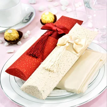 100 x Handmade Beige / Red Corrugated Paper Long Wedding Favors Candy Boxes Party Gift Box With Tassels, (PLS Order In Advance)
100 x Handmade Beige / Red Corrugated Paper Long Wedding Favors Candy Boxes Party Gift Box With Tassels, (PLS Order In Advance)