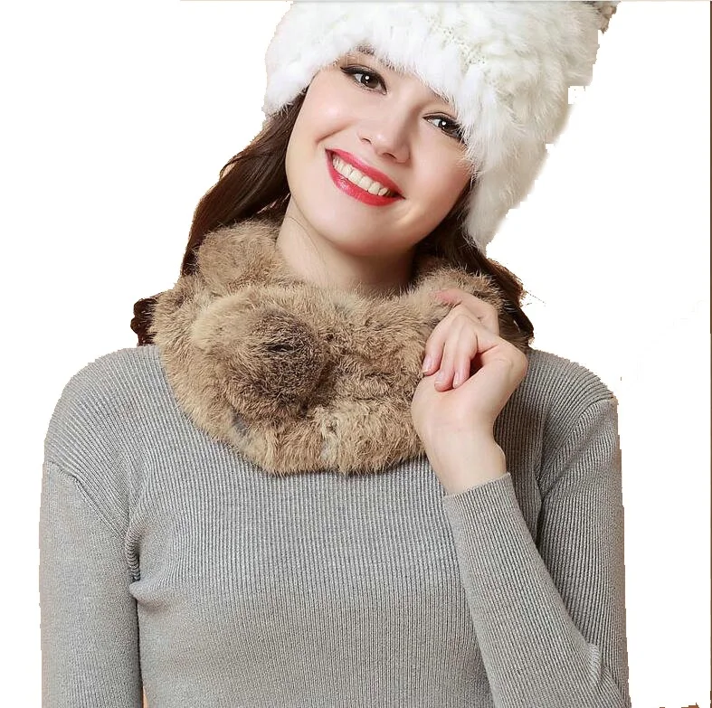 Women's Scarf Free Shipping 2019 Autumn And Winter real fur Scarves Natural Genuine Rabbit Fur Scarf With Ball Rabbit scar
Women's Scarf Free Shipping 2019 Autumn And Winter real fur Scarves Natural Genuine Rabbit Fur Scarf With Ball Rabbit scar