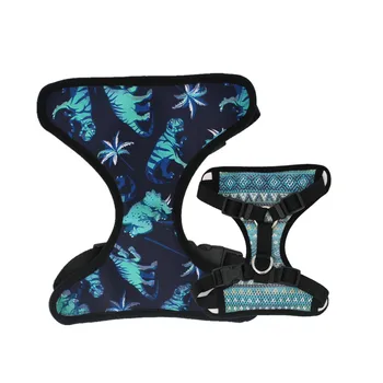 Personlized Neoprene Dog Harness With Dinosaur Pattern Adjustable Dog Vest For Small , Medium and Large Dog
Personlized Neoprene Dog Harness With Dinosaur Pattern Adjustable Dog Vest For Small , Medium and Large Dog