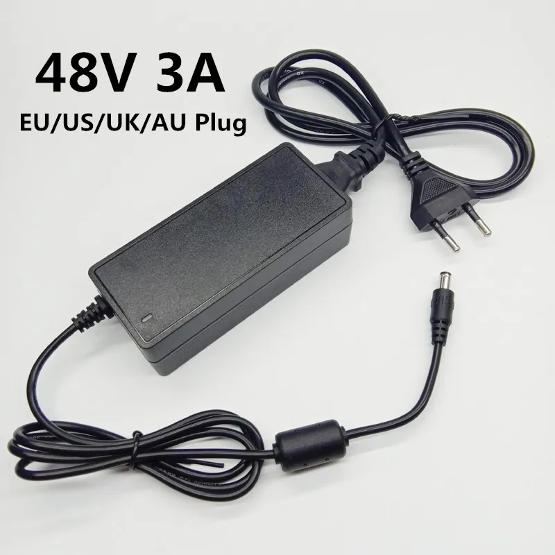 48V 3A switching adaptor AC DC adapter 48 V 48 volt 3000mA universal power adapter Power Supply Converter EU US UK AU plug
48V 3A switching adaptor AC DC adapter 48 V 48 volt 3000mA universal power adapter Power Supply Converter EU US UK AU plug