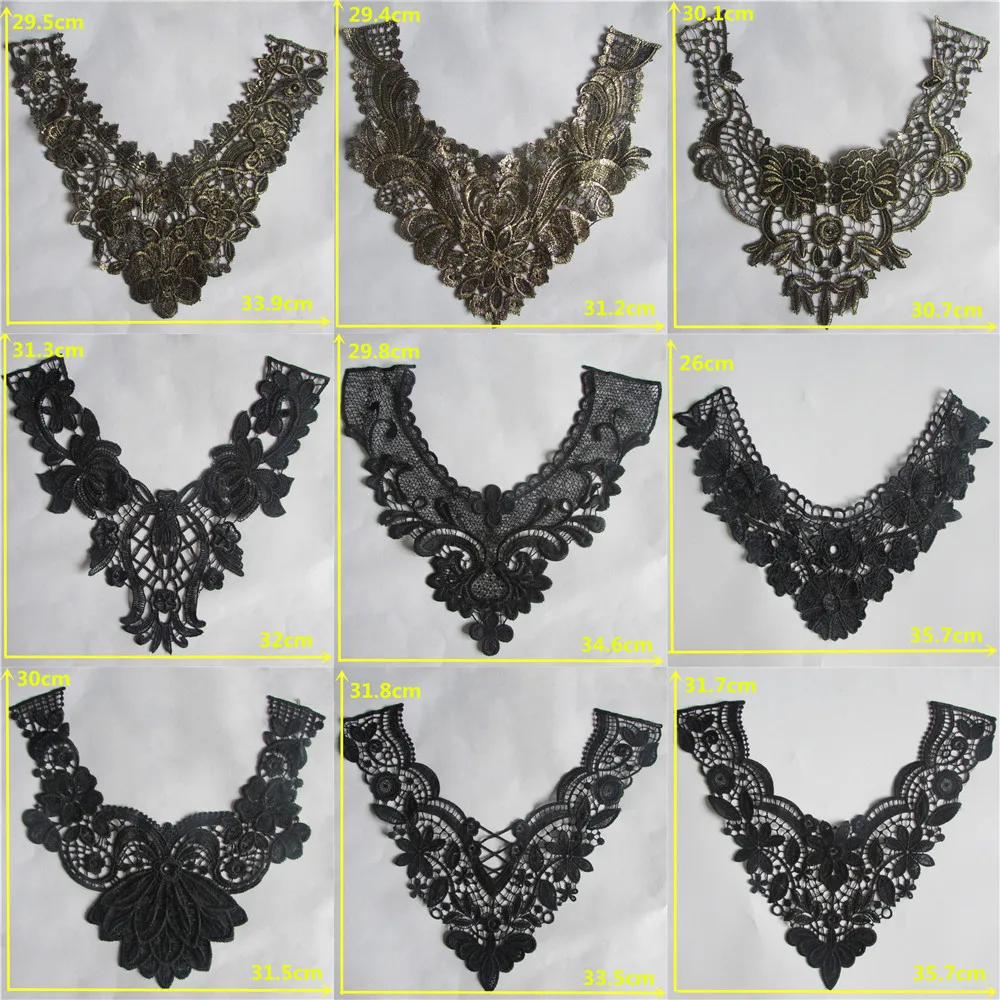 hot sell Fashion style select Floral Lace Collar Fabric Trim DIY Embroidery Lace Fabric Neckline Applique Sewing Craft Accessor
hot sell Fashion style select Floral Lace Collar Fabric Trim DIY Embroidery Lace Fabric Neckline Applique Sewing Craft Accessor