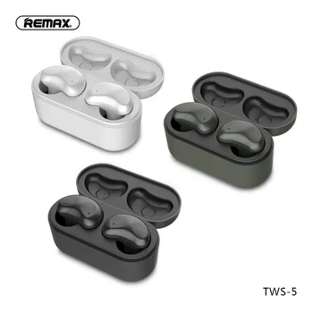 Remax TWS-5 Wireless Bluetooth Earphones Twins Earphone With Charging box headsets Bluetooth 5.0 Smart Touch Stereo
Remax TWS-5 Wireless Bluetooth Earphones Twins Earphone With Charging box headsets Bluetooth 5.0 Smart Touch Stereo