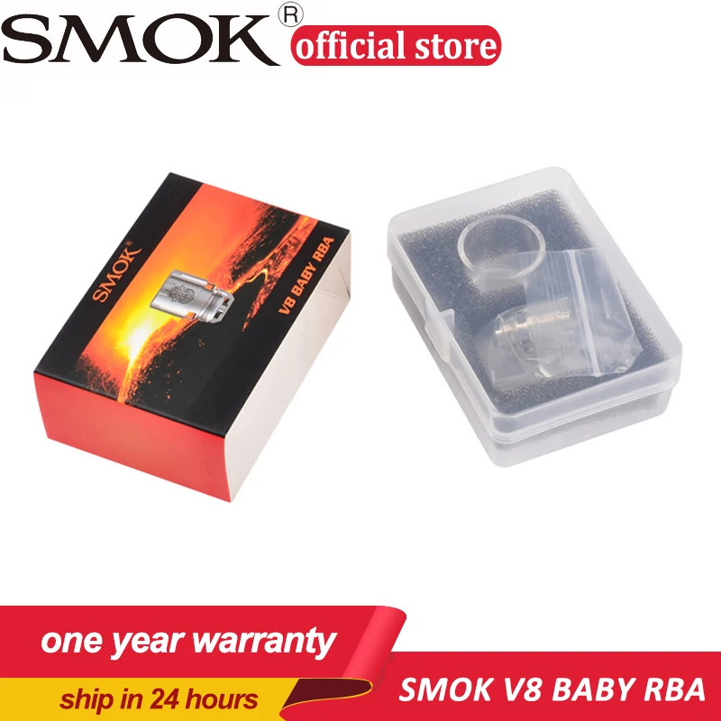 100% Original Smok V8 Baby RBA coil and V8 RBA exclusive glass tube & sealing rings Fit for TFV8 Baby Tank
100% Original Smok V8 Baby RBA coil and V8 RBA exclusive glass tube & sealing rings Fit for TFV8 Baby Tank