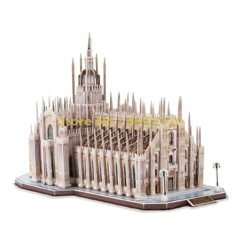 210pcs world famous architecture italy milan cathedral model 3d paper building puzzle Toy
210pcs world famous architecture italy milan cathedral model 3d paper building puzzle Toy