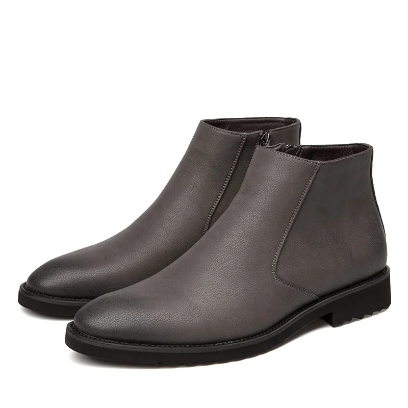 Men Boots Spring 2019 Leather Short Boot British Style Shoes Flat Work Boot Motorcycle Short Boots Casual Ankle Shoes DB0156
Men Boots Spring 2019 Leather Short Boot British Style Shoes Flat Work Boot Motorcycle Short Boots Casual Ankle Shoes DB0156