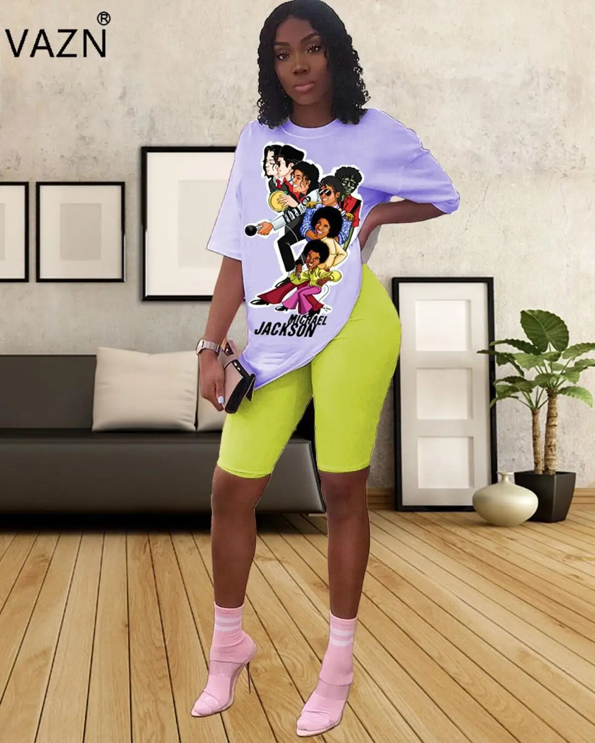 VAZN 2019 Korean Edition New Age Reduction Style Women 2 Pieces Sets Short Sleeve Top Overalls Short Pants Tracksuits Set YS286
VAZN 2019 Korean Edition New Age Reduction Style Women 2 Pieces Sets Short Sleeve Top Overalls Short Pants Tracksuits Set YS286
