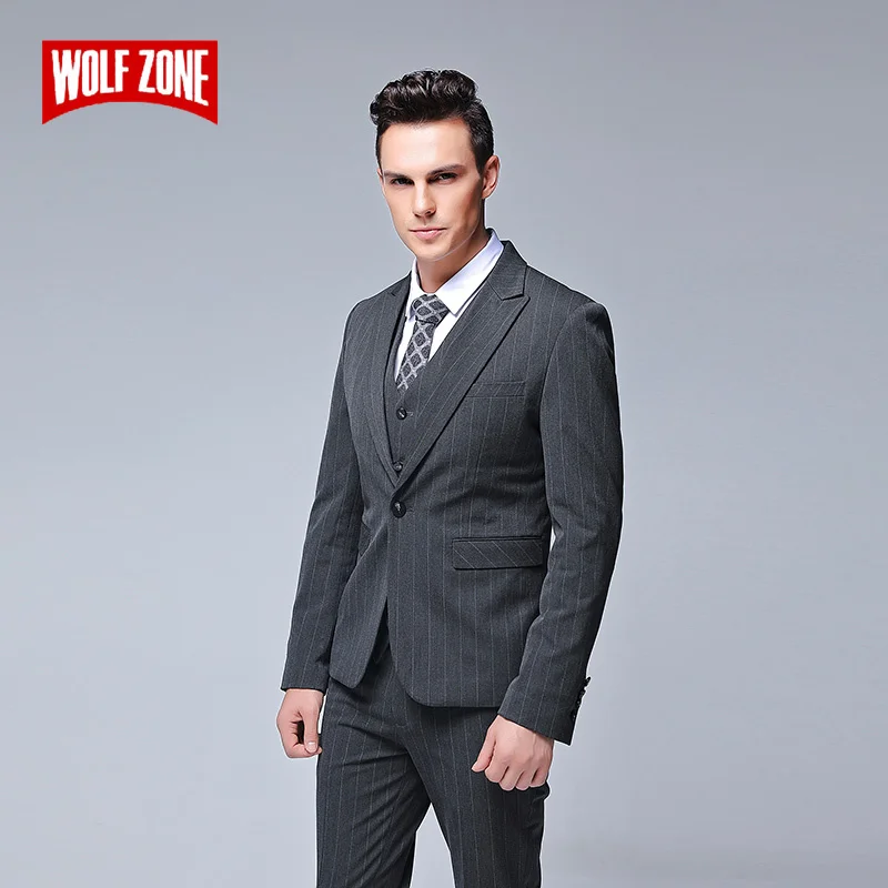 Autumn Winter Wedding Suit Men Fashion Luxury Brand Design Mens Suits with Pants 2018 New Business Casual 3 Piece Man Suits
Autumn Winter Wedding Suit Men Fashion Luxury Brand Design Mens Suits with Pants 2018 New Business Casual 3 Piece Man Suits