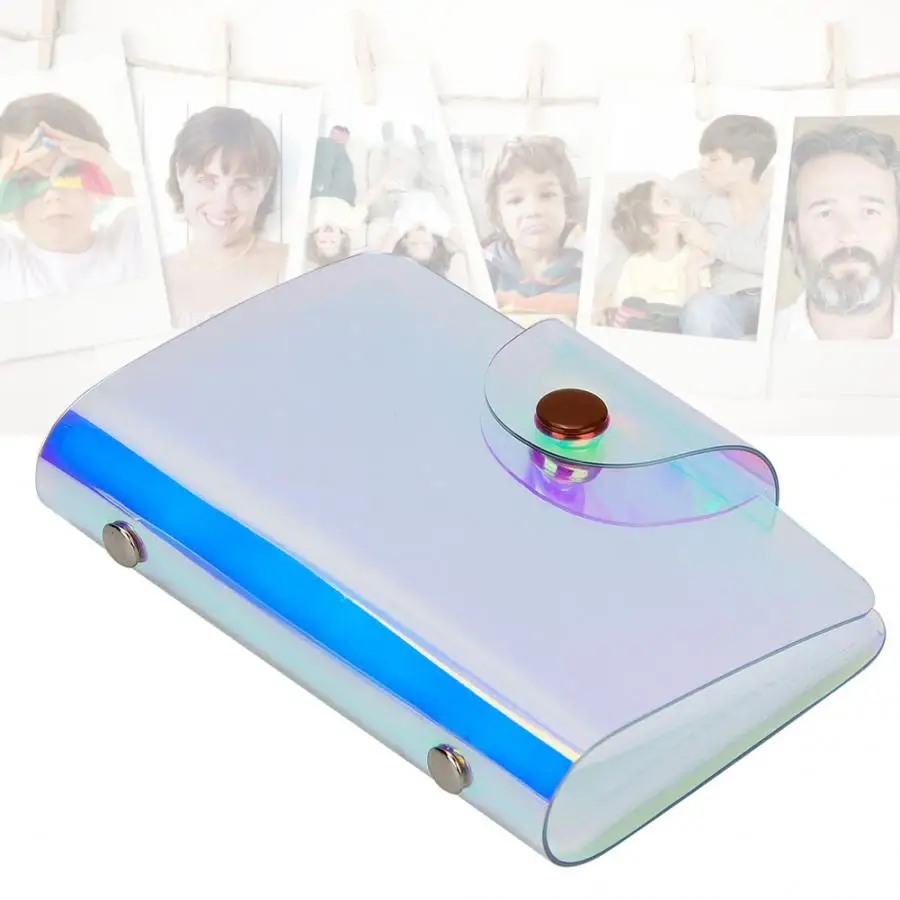 3 Inch Transparent Colorful Photo Book Album For Fujifilm Instax Mini Photos Album
3 Inch Transparent Colorful Photo Book Album For Fujifilm Instax Mini Photos Album