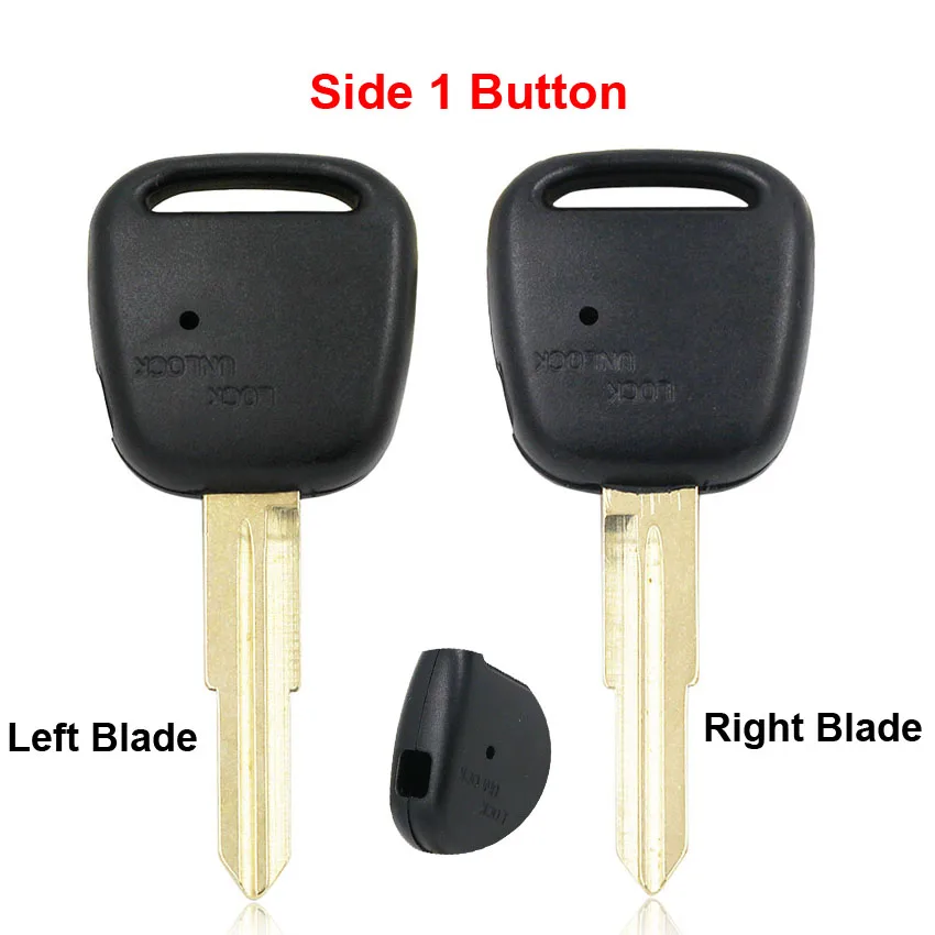 New Replacement Side 1 Button Remote Key Shell Case Smart Car Key Housing Fob Uncut Left Blade or Right Blade for Toyota
New Replacement Side 1 Button Remote Key Shell Case Smart Car Key Housing Fob Uncut Left Blade or Right Blade for Toyota