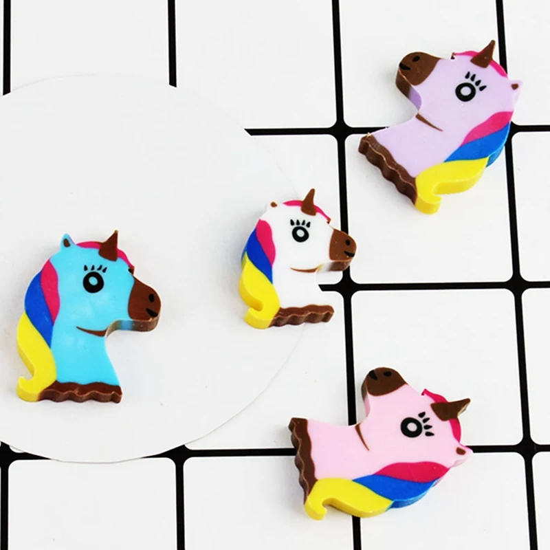 4pcs/lot Cartoon Creative Unicorn Pencil Eraser Kawaii Mini Animal for School Supplies Student Stationery Kids Prize Toys Gift
4pcs/lot Cartoon Creative Unicorn Pencil Eraser Kawaii Mini Animal for School Supplies Student Stationery Kids Prize Toys Gift