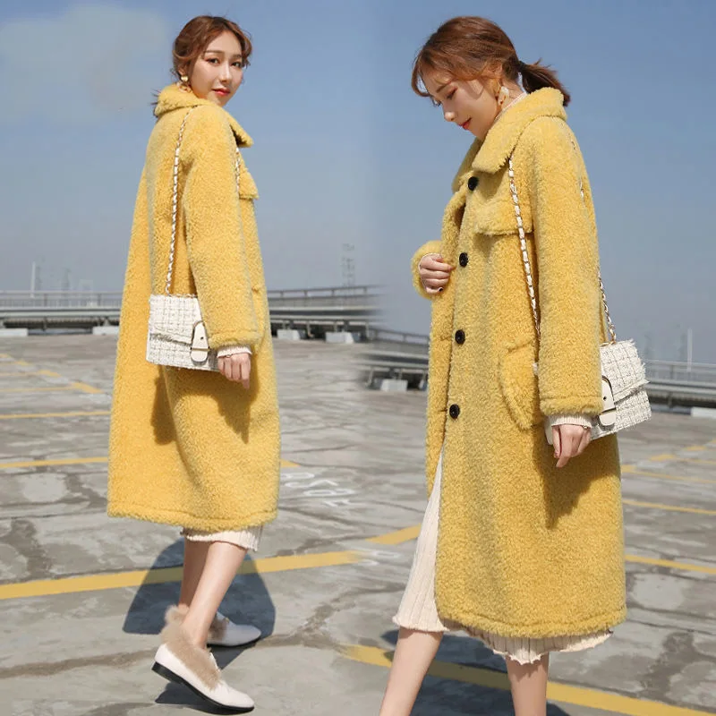 Lamb fur Jacket female thick 2019 autumn and winter new plush velvet coat long section coat
Lamb fur Jacket female thick 2019 autumn and winter new plush velvet coat long section coat