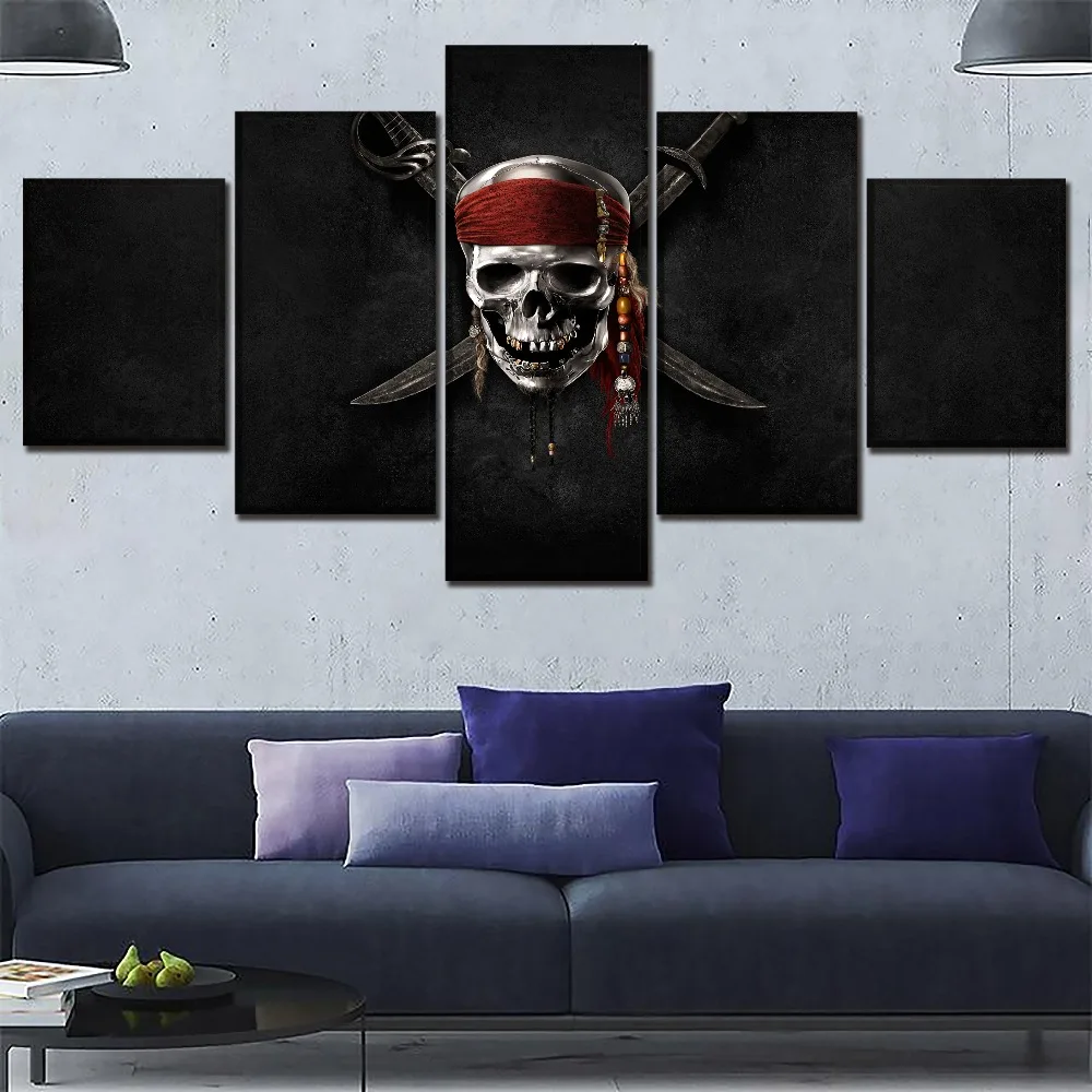 5 Panel Skull Poster Movie Pirates Of The Caribbean Picture One Set Framework Or Unframed Modern Artwork Home Decor Painting
5 Panel Skull Poster Movie Pirates Of The Caribbean Picture One Set Framework Or Unframed Modern Artwork Home Decor Painting
