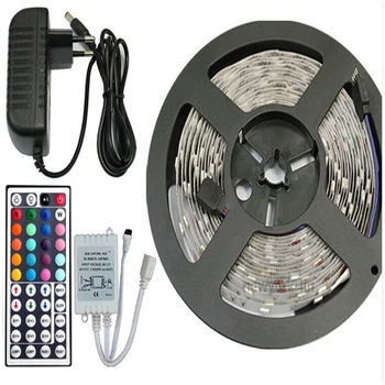 Freeshipping by Fedex 5sets of SMD3528 300LEDs/Roll+24 keys IR Remote+12V 2A Power Adapter RGB led strip light IP20 led tape
Freeshipping by Fedex 5sets of SMD3528 300LEDs/Roll+24 keys IR Remote+12V 2A Power Adapter RGB led strip light IP20 led tape