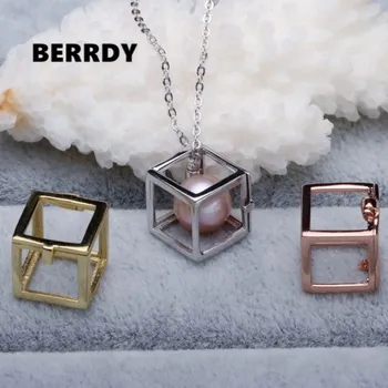 925 Sterling Silver Pearl CAGE Pendant Settings Findings Pendant Mountings Women Accessories Female Lady Girls' Jewwelry
925 Sterling Silver Pearl CAGE Pendant Settings Findings Pendant Mountings Women Accessories Female Lady Girls' Jewwelry