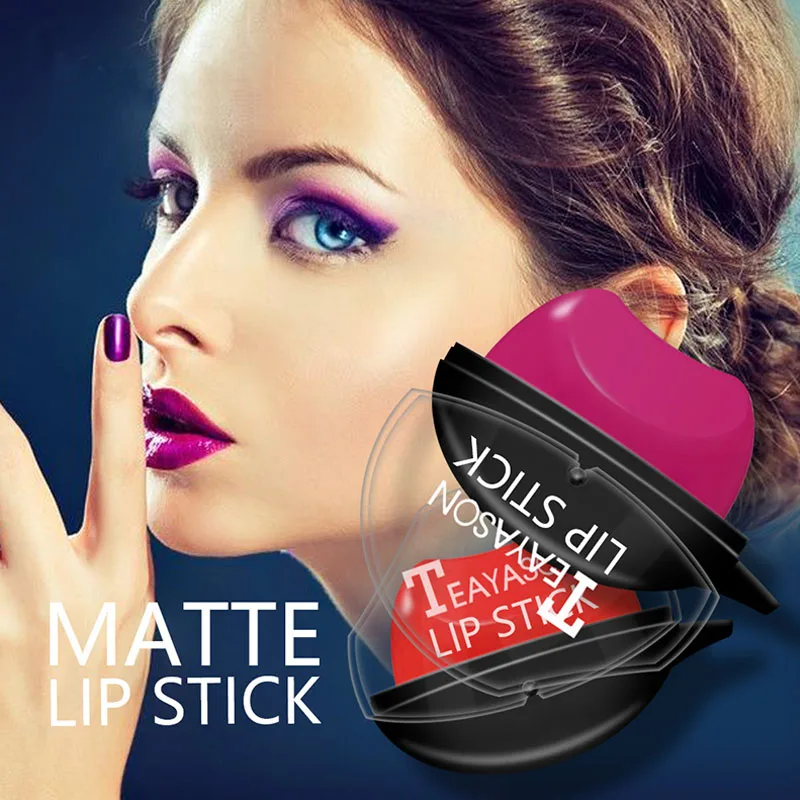 Women Long Lasting Waterproof Matte Lipstick Bright Glitter Portable Lips Stick Cosmetics Lip Shaped Beauty Lips Makeup
Women Long Lasting Waterproof Matte Lipstick Bright Glitter Portable Lips Stick Cosmetics Lip Shaped Beauty Lips Makeup