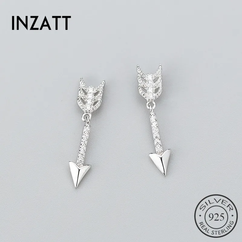 INZATT Real 925 Sterling Silver Romantic Cupid Cute Arrow Luxury Zircon Drop Earrings Accessories For Women Party Fine Jewelry
INZATT Real 925 Sterling Silver Romantic Cupid Cute Arrow Luxury Zircon Drop Earrings Accessories For Women Party Fine Jewelry