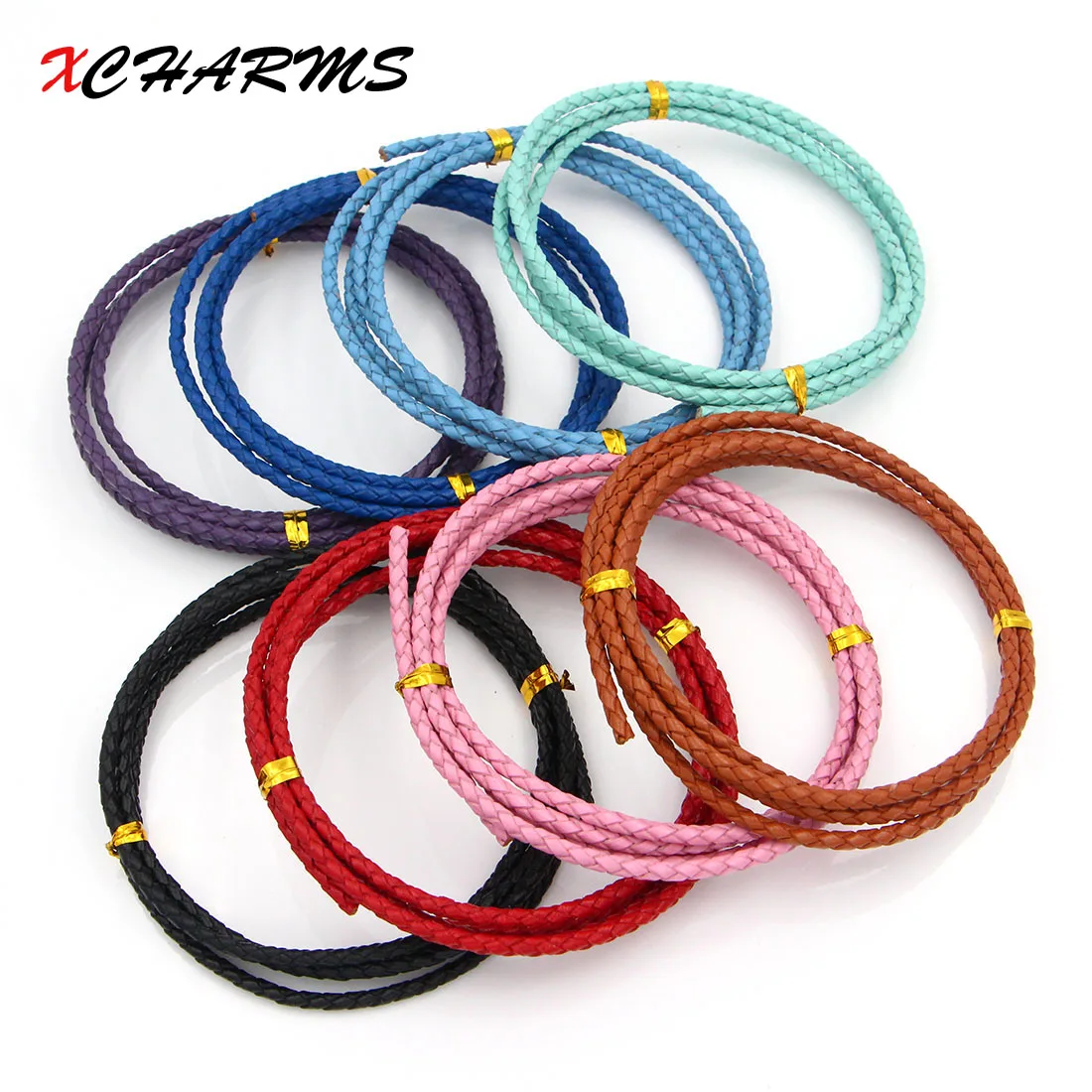 XCHARMS Dia 3mm Braided Genuine Leather 1Meter Round Cord Real Leather Cord Rope String Fit Jewelry Findings DIY Craft Making
XCHARMS Dia 3mm Braided Genuine Leather 1Meter Round Cord Real Leather Cord Rope String Fit Jewelry Findings DIY Craft Making