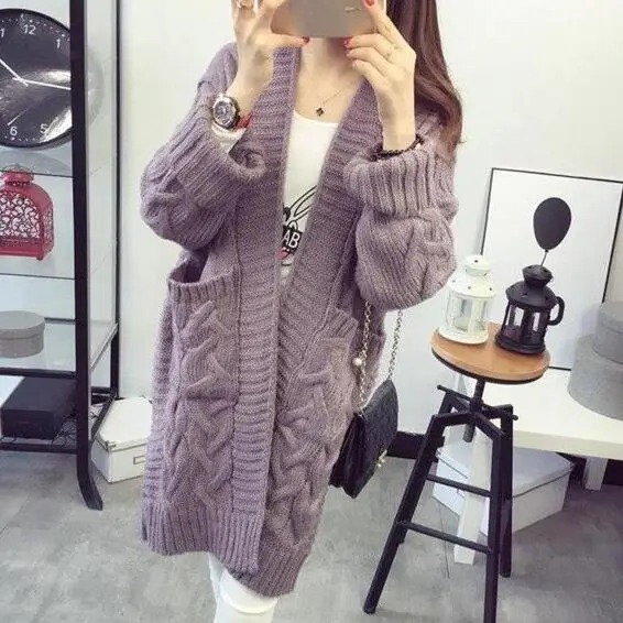 2019 New Autumn Winter Knitted Crochet Sweater for Women Long Twisted cardigan Open female sweaters cardigan women DF907
2019 New Autumn Winter Knitted Crochet Sweater for Women Long Twisted cardigan Open female sweaters cardigan women DF907