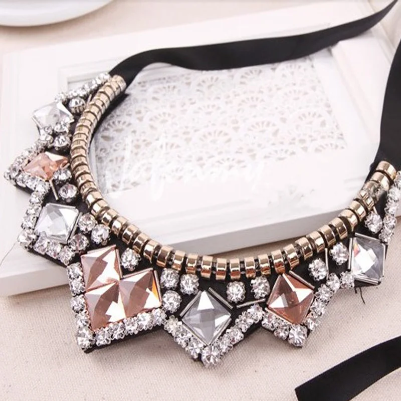 New Fashion Statement Metal Alloy Enamel Choker Necklace Chain Neoglory Blue Austrian Crystals Maxi Boho Chokers clavicle
New Fashion Statement Metal Alloy Enamel Choker Necklace Chain Neoglory Blue Austrian Crystals Maxi Boho Chokers clavicle
