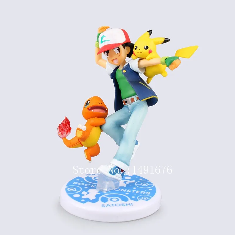 Pocket Monster Ash Ketchum and Pikachu 10cm Model Toys Anime PVC Action Figure Kids Birthday Gift
Pocket Monster Ash Ketchum and Pikachu 10cm Model Toys Anime PVC Action Figure Kids Birthday Gift