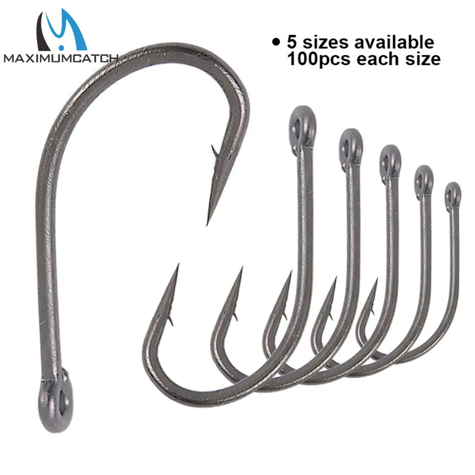 Maximumcatch 100pcs/lot Anti-Snag #1#2#4#6#8 Carp Fishing Hook High Carbon Steel Carp Fishing Hooks
Maximumcatch 100pcs/lot Anti-Snag #1#2#4#6#8 Carp Fishing Hook High Carbon Steel Carp Fishing Hooks