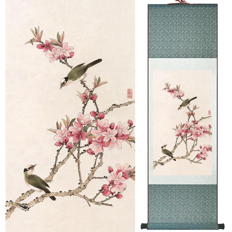 Home Office Decoration Chinese scroll painting birds painting Chinese wash Printed painting 052513
Home Office Decoration Chinese scroll painting birds painting Chinese wash Printed painting 052513