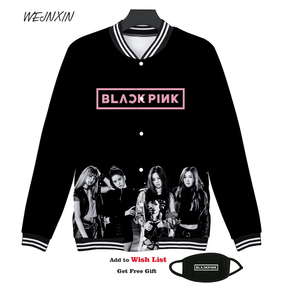 VAGROVSY Kpop Blackpink 3D Baseball Jacket Women Men Korean Style Girl's Group Hoodies Hot Sale Sweatshirt Hip Hop Tracksuit
VAGROVSY Kpop Blackpink 3D Baseball Jacket Women Men Korean Style Girl's Group Hoodies Hot Sale Sweatshirt Hip Hop Tracksuit