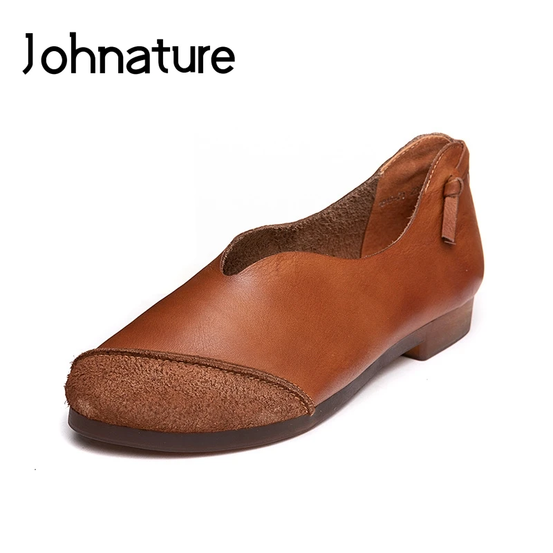 Johnature Genuine Leather Hand Made Women Flat 2019 New Spring/Autumn Round Toe Casual Shallow Retro Flat Women Shoes
Johnature Genuine Leather Hand Made Women Flat 2019 New Spring/Autumn Round Toe Casual Shallow Retro Flat Women Shoes