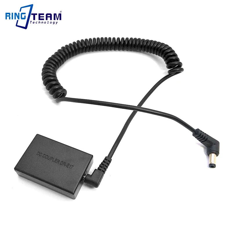 Coiled 5.5x2.5mm Power Bank DC Cable + LP-E17 Battery Connector ACK-E17 DR-E17 DC Coupler for Canon Digital Cameras EOS M3 M5 M6
Coiled 5.5x2.5mm Power Bank DC Cable + LP-E17 Battery Connector ACK-E17 DR-E17 DC Coupler for Canon Digital Cameras EOS M3 M5 M6
