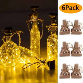 6Pcs/lot Solar Wine Bottle Lights 75CM 1M 2M Starry Cork Fairy Lights DIY Christmas String Lights For Party Halloween Wedding
6Pcs/lot Solar Wine Bottle Lights 75CM 1M 2M Starry Cork Fairy Lights DIY Christmas String Lights For Party Halloween Wedding