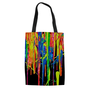 FORUDESIGNS Colorful Printed Duty Canvas Portable Women Shopping Bag Fashion Foldable Reusable ECO Grocery Pouch Travel Storage
FORUDESIGNS Colorful Printed Duty Canvas Portable Women Shopping Bag Fashion Foldable Reusable ECO Grocery Pouch Travel Storage