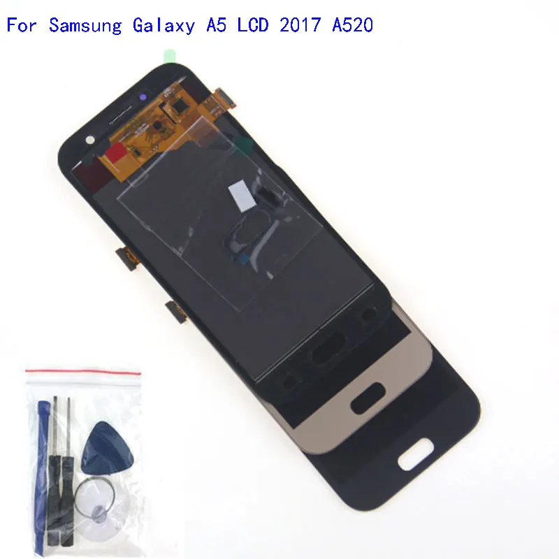 Applicable For Samsung Galaxy A5 LCD 2017 A520f TFT lcd display touch screen digitizer repair parts 5.0 "A520 display
Applicable For Samsung Galaxy A5 LCD 2017 A520f TFT lcd display touch screen digitizer repair parts 5.0 "A520 display