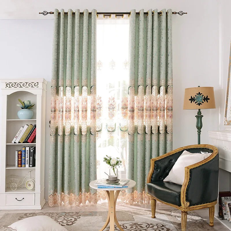 Girl's Perforated Curtain Curtain Bedroom Curtains for Living Room BedRoom Window Fresh Green Semi-light Light-shading White
Girl's Perforated Curtain Curtain Bedroom Curtains for Living Room BedRoom Window Fresh Green Semi-light Light-shading White