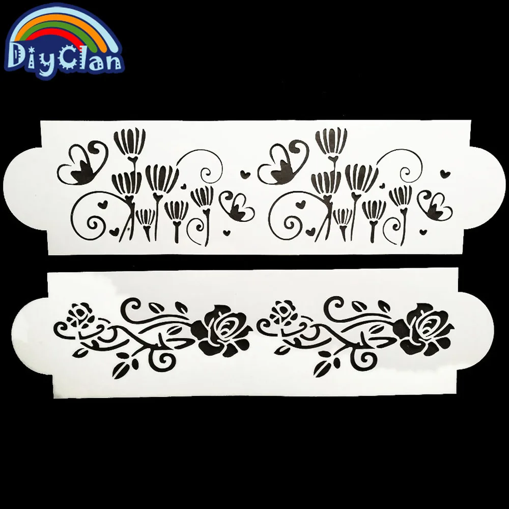 2PCS/set popular Lace design stencil fondant cake decorating tools cake mold pastry tools baking decoration P0068
2PCS/set popular Lace design stencil fondant cake decorating tools cake mold pastry tools baking decoration P0068