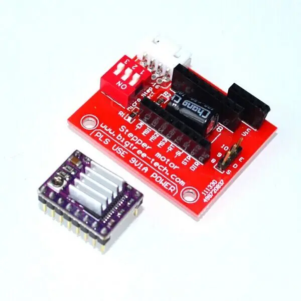 2pcs/lot= 1pcs 3d printer Stepper Motor Driver Control Panel + 1pcs drv8825 Stepper Motor Driver
2pcs/lot= 1pcs 3d printer Stepper Motor Driver Control Panel + 1pcs drv8825 Stepper Motor Driver