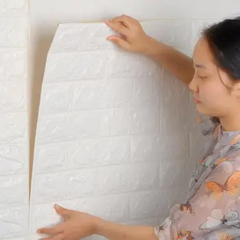 3D brick wall sticker living room 70*38.5CM DIY PE foam wallpaper panel room flower stone decoration embossed wallpaper poster
3D brick wall sticker living room 70*38.5CM DIY PE foam wallpaper panel room flower stone decoration embossed wallpaper poster