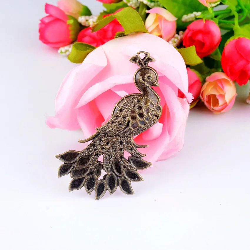 Free shipping 5Pcs Antique Bronze Peacock Wraps Connectors Metal Crafts Decoration DIY Findings Connectors 7x4.2cm F0325
Free shipping 5Pcs Antique Bronze Peacock Wraps Connectors Metal Crafts Decoration DIY Findings Connectors 7x4.2cm F0325