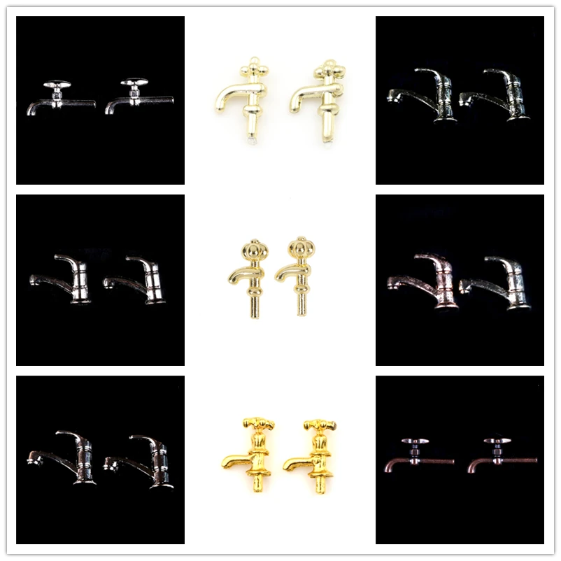 2PCS 1:12 Miniature Metal/Plastics Water Tap Faucet Dollhouse Bathroom Accessories Dollhouse Miniature Faucet 10 styles
2PCS 1:12 Miniature Metal/Plastics Water Tap Faucet Dollhouse Bathroom Accessories Dollhouse Miniature Faucet 10 styles