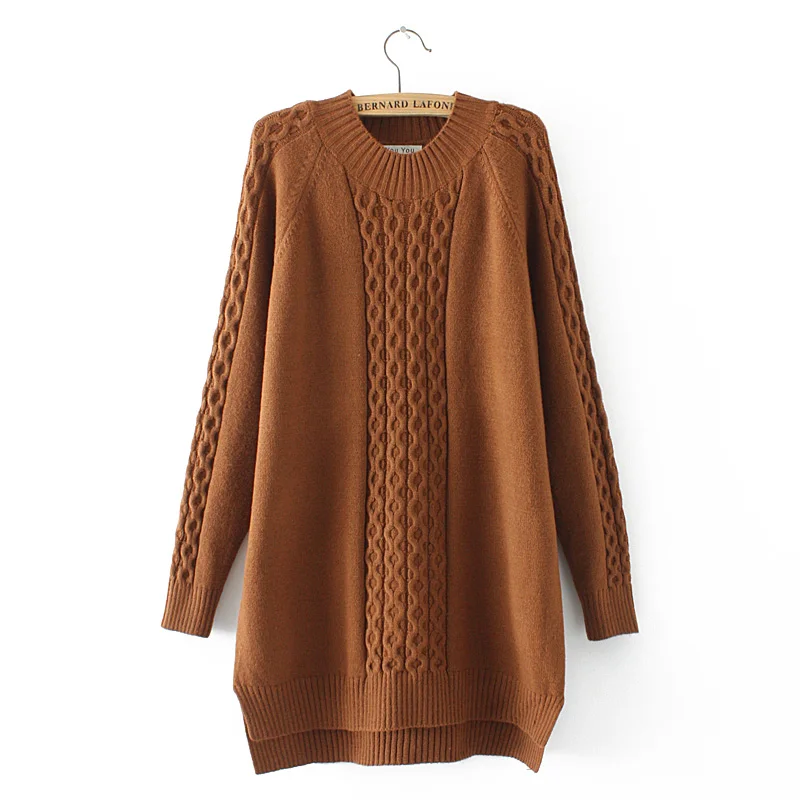 Plus size Hemp flowers women Knitted pullover 2019 Caramel color & dark blue & dark red autumn winter ladies sweater wool female
Plus size Hemp flowers women Knitted pullover 2019 Caramel color & dark blue & dark red autumn winter ladies sweater wool female