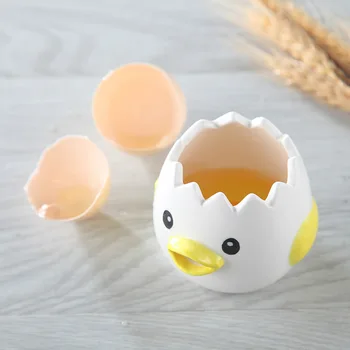 Cute Chick Shape Creative Kitchen Egg Yolk Separator Eco Friendly Ceramic Egg Divider Tools Kitchen Accessories Baking Egg Tools
Cute Chick Shape Creative Kitchen Egg Yolk Separator Eco Friendly Ceramic Egg Divider Tools Kitchen Accessories Baking Egg Tools