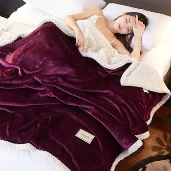 Solid color Flannel Quilts Bedding Soft Fur Comforters Throw on home/hotel Travel Blanket Printed Bedspread Cotton Duvet Cover
Solid color Flannel Quilts Bedding Soft Fur Comforters Throw on home/hotel Travel Blanket Printed Bedspread Cotton Duvet Cover