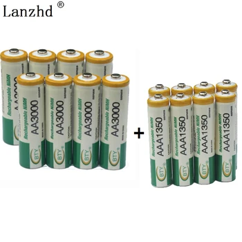 NI-MH Bettery AA AAA 1.2V Battery 8PCS AA Batteries and 8PCS AAA Batteries Rechargeable Batteries for toy Remote control
NI-MH Bettery AA AAA 1.2V Battery 8PCS AA Batteries and 8PCS AAA Batteries Rechargeable Batteries for toy Remote control